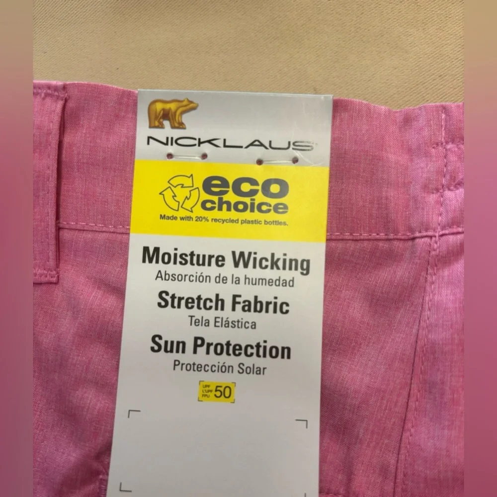 NEW Nicklaus Pink Golf Shorts‎